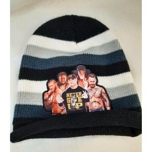 WWE JOHN CENA UNDERTAKER KOFI KINGSTON Striped Knitted Boys Cap Winter Beanie